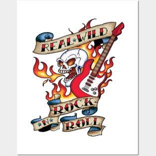 Real Wild Rock ‘n’ Roll Tattoo Posters and Art